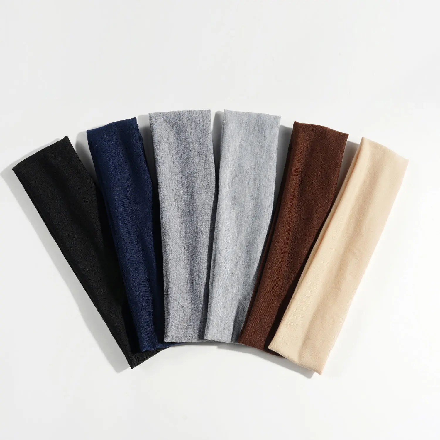 6CM Wide Fashion Sport Style Headband For Women Spring Summer Fitness Yoga Running Sweatband Elastic Hairbands Makeup Headwrap
