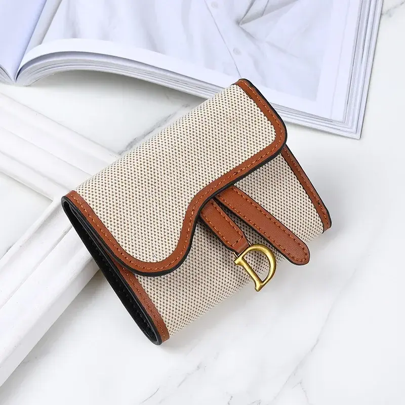 Vintage Style Women's Wallet New Model D-clip Coin Purse Multi-functional Large Capacity Trade Cross-border Coin Card Holder