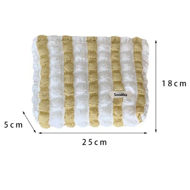 Korea Fashion Girls Candy Color Cosmetic Bag Large Capacity Make Up Storage Pouch Zipper Makeup Bags Pink Clutch Beauty Case