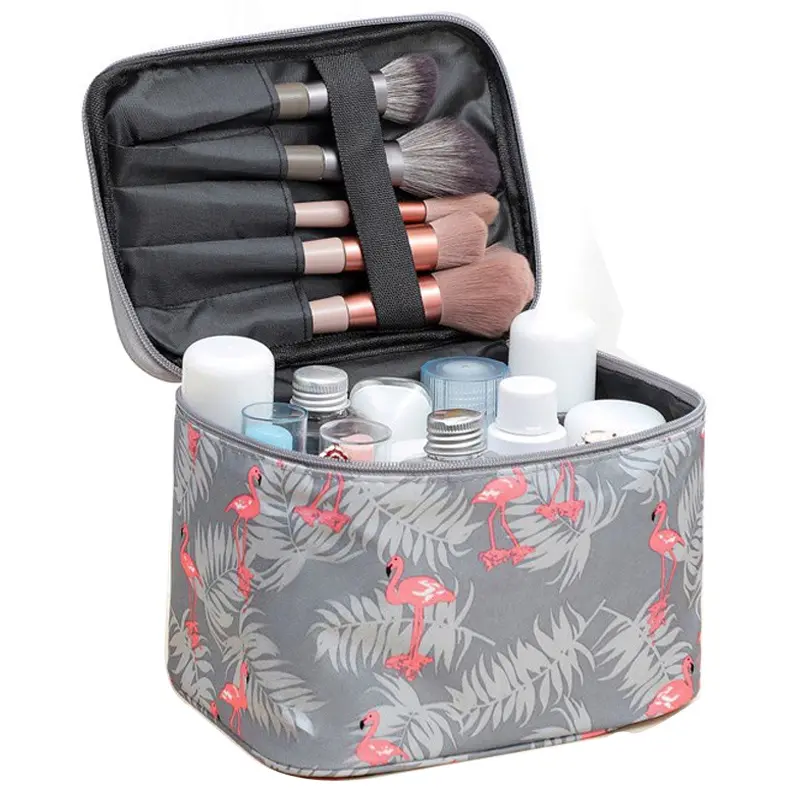 Flamingo Cosmetic Bags Travel Storage Makeup Bag Case Organizers ToiletryWash Toilet Box ZDH51
