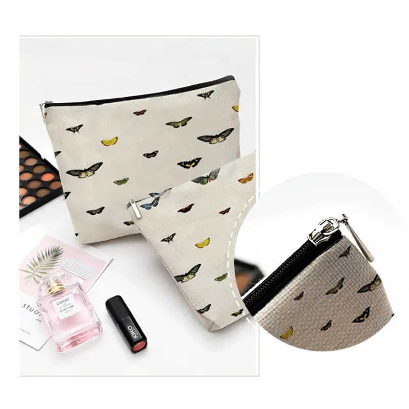 Abstrct Matisse Art Print  Makeup Storage Pouch Floral Cosmetic Bag Travel Organizer Toiletry Case for Femminile Friends Gift