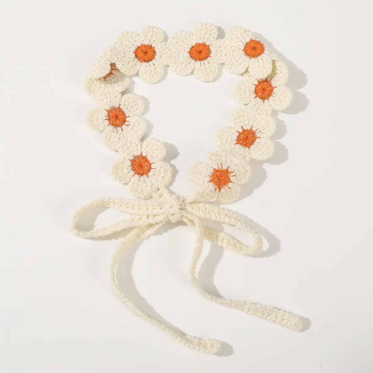AWAYTR Colorful Flowers Turban Hairbands Knitted Flower Headband Bandage Beach Bandana Ladies Travel Hawaii Hair Accessories