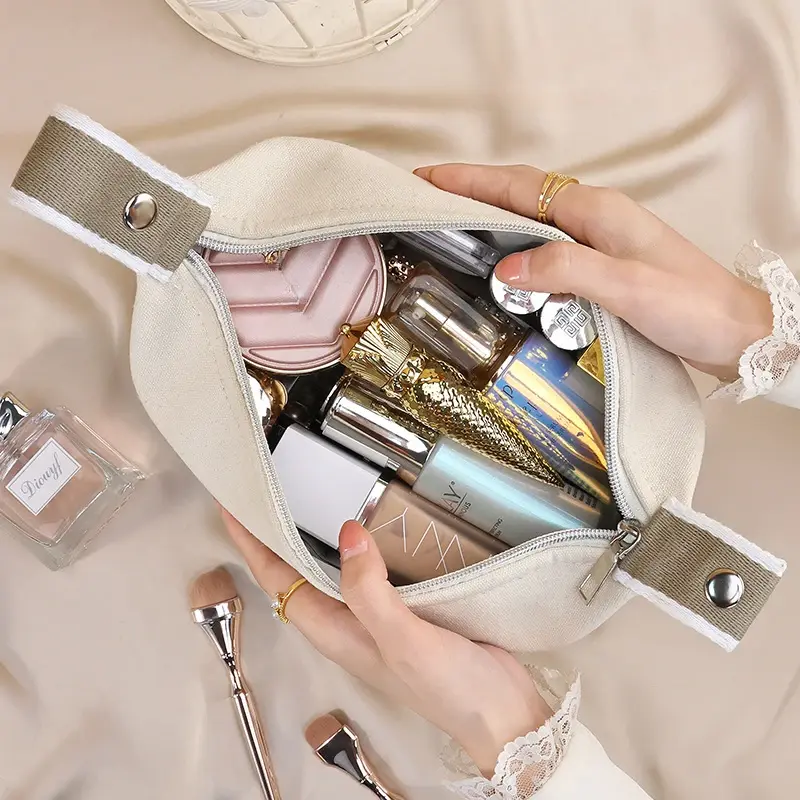 New Women's Portable Large Capacity Women's Simple Cosmetics Storage Bag Makeup Bag Washing Bag Travel Bag