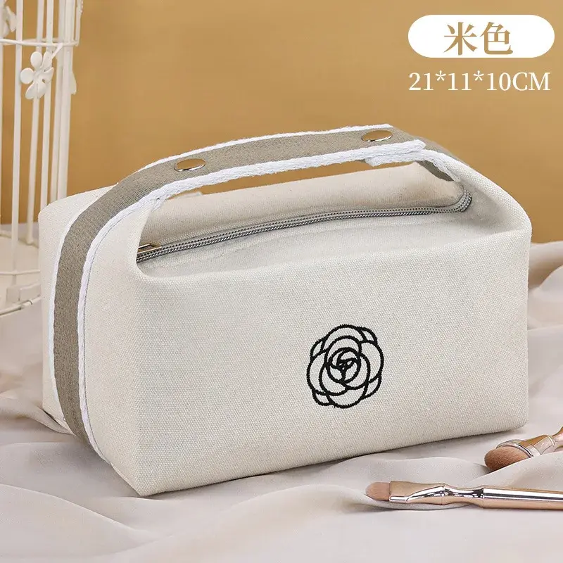 New Women's Portable Large Capacity Women's Simple Cosmetics Storage Bag Makeup Bag Washing Bag Travel Bag