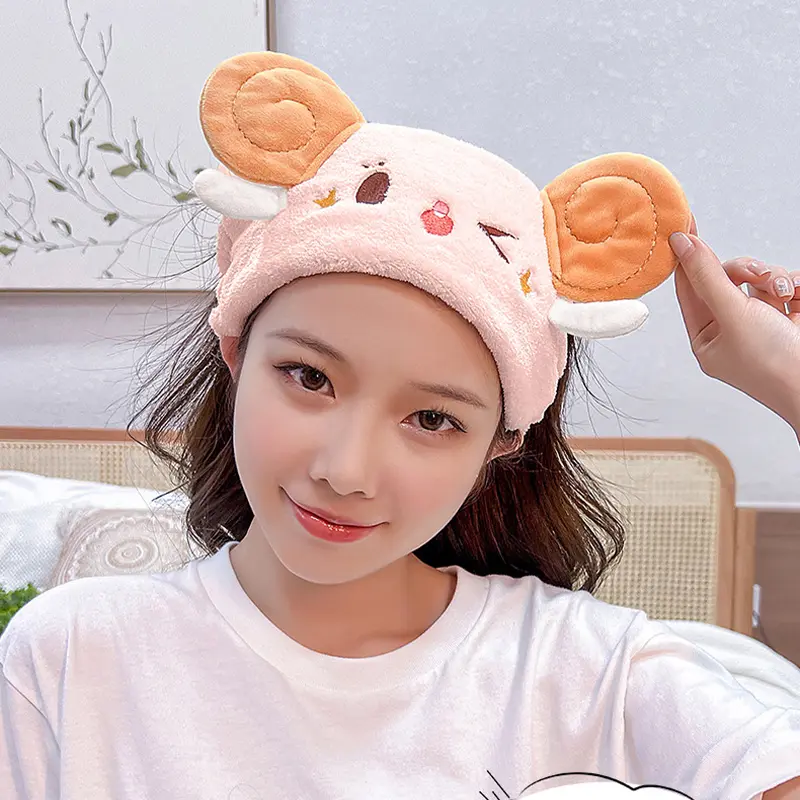 Skincare Headbands Hair Band For Washing Face Sausage Mouth Women Headbands For Makeup Cosmetic Facial Shower Spa Elastic Hair