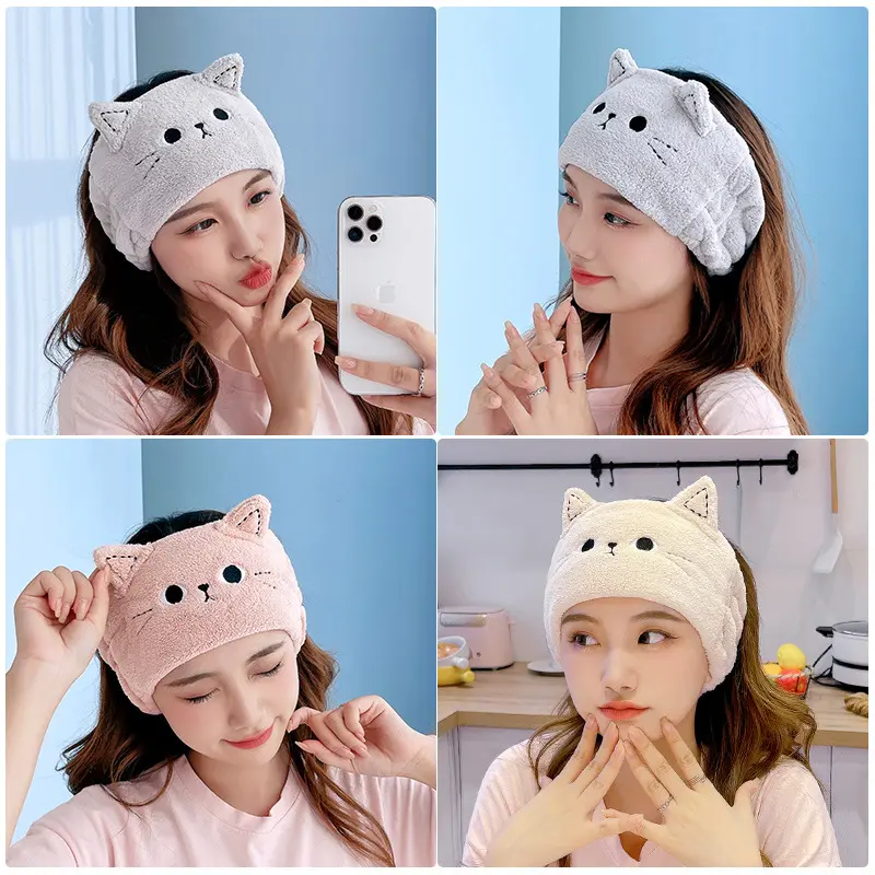 Skincare Headbands Hair Band For Washing Face Sausage Mouth Women Headbands For Makeup Cosmetic Facial Shower Spa Elastic Hair
