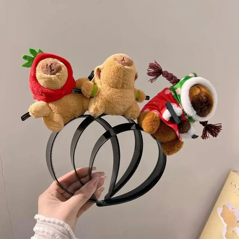 Capibara Hair Decor Capybara Headband Birthday Gift Combing Freak Toy Gift for Kids Hair Decoration Accessories Party Supplies
