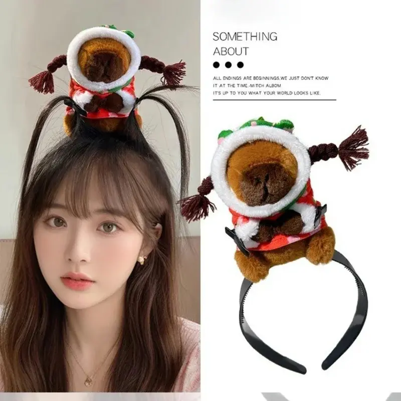 Capibara Hair Decor Capybara Headband Birthday Gift Combing Freak Toy Gift for Kids Hair Decoration Accessories Party Supplies