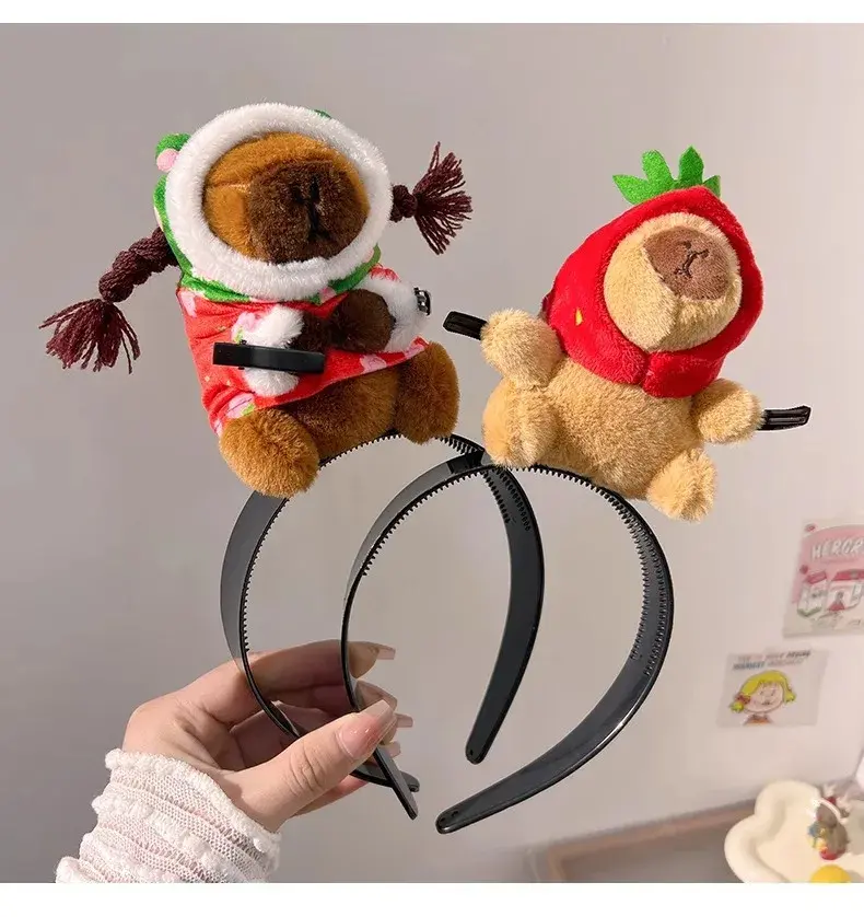 Capibara Hair Decor Capybara Headband Birthday Gift Combing Freak Toy Gift for Kids Hair Decoration Accessories Party Supplies