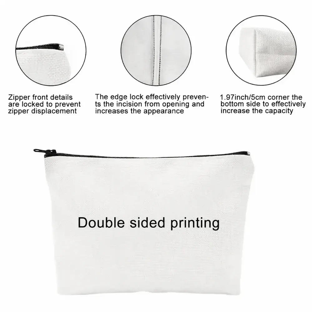 Artistic Lavender Flower Makeup Bag Fashionable Cosmetic for Teen Girls Cosmetic Bag Casual Travel Toiletry Storage Bags