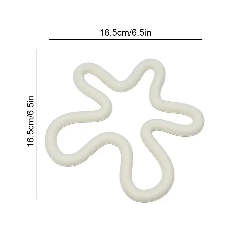 Geometrical Heat Resistant Silicone Mat Drink Cup Coasters Non-slip Pot Holder Table Placemat Kitchen Accessories Coasters Pads