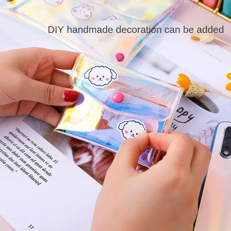 PVC Transparent Cosmetic Bag Women Makeup Storage Clear Organizer Wash Travel Portable Toiletry Multifunction Purse Pouch Bag