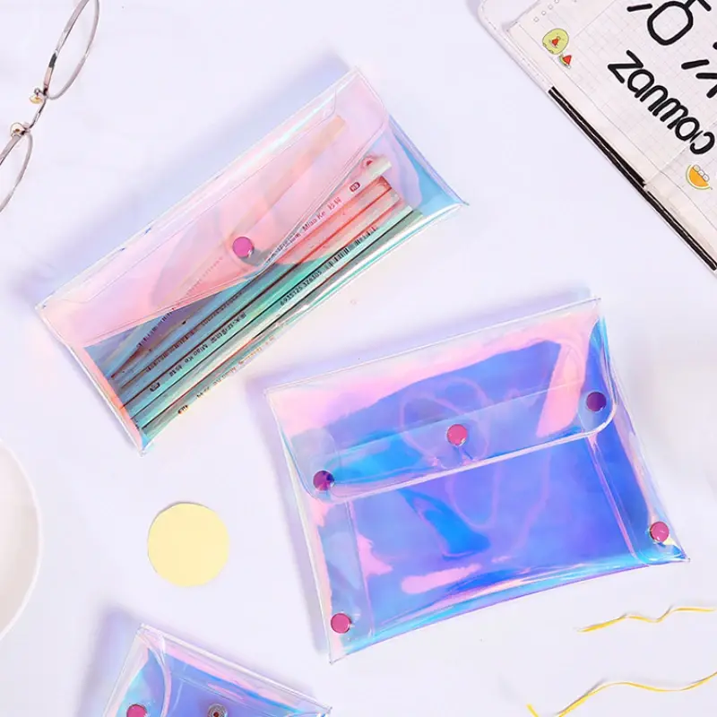 PVC Transparent Cosmetic Bag Women Makeup Storage Clear Organizer Wash Travel Portable Toiletry Multifunction Purse Pouch Bag