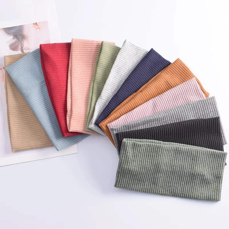 Sports Cycling Wash Face Hairbands Soft Korean Cotton Knitted Headband For Women Girls Bandanas Fashion Hair Accessories
