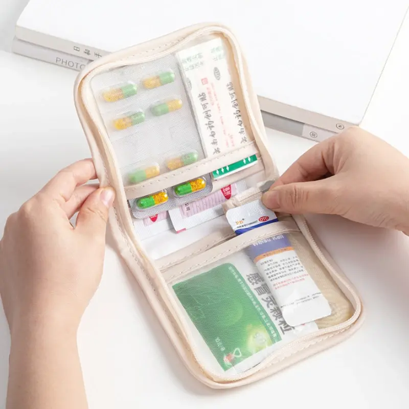 Mini Medical Pouch Small Cosmetic Bag Travel Mini Sanitary Napkins Organizer Makeup Bag Coin Purse Lipstick Storage Pouch Purse