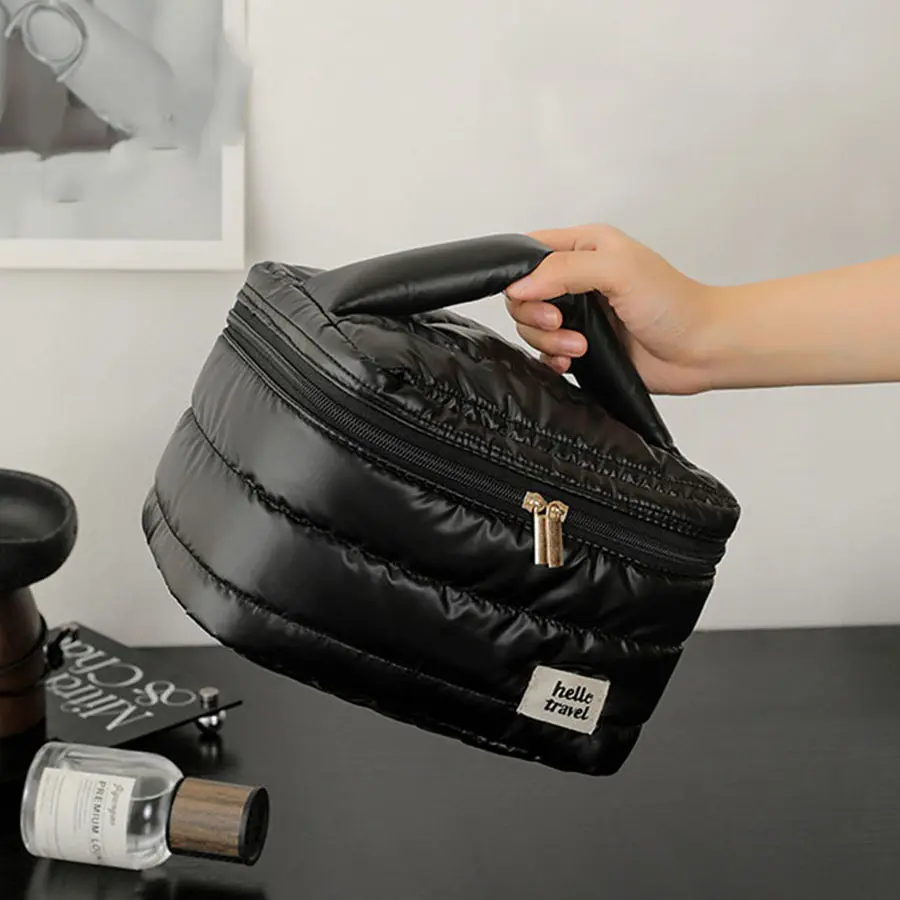 Large Capacity Makeup Bag Cosmetic Bag Toiletry Bag Washbag Portable Storage Bag Travel Organizer