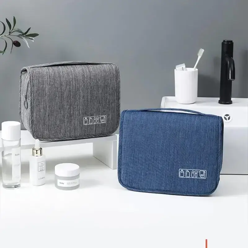 1PC Oxford Fabric Men Business Portable Storage Bag Toiletries Organizer Women Cosmetic Bag Waterproof Hanging Travel Wash Pouch
