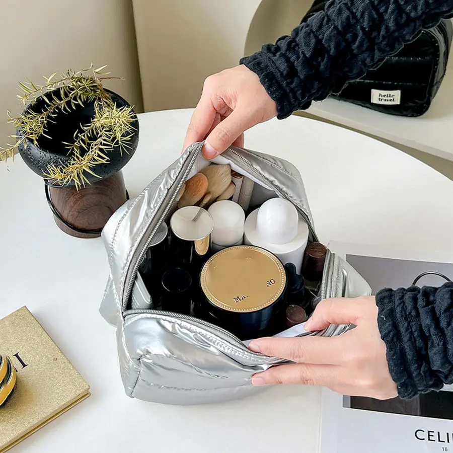 Large Capacity Makeup Bag Cosmetic Bag Toiletry Bag Washbag Portable Storage Bag Travel Organizer