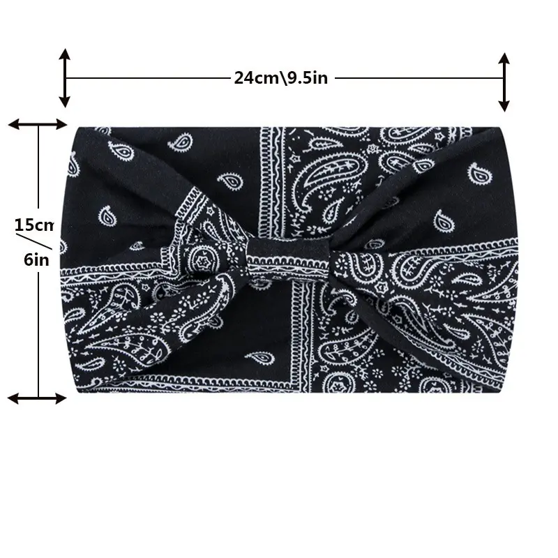 Bohemian Soft Twist Knotted Wide Edge Headband Women Sports Soft Yoga Turban Bandana HeadScarf Bandeau Femme Pour Cheveux