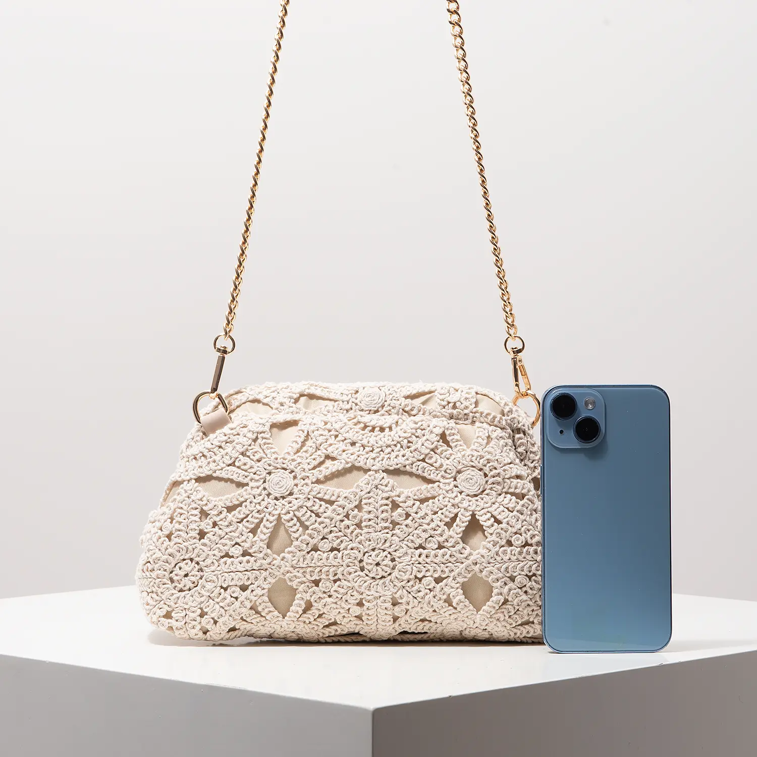 Pattern Hollow Woven Crossbody Bag，Bohemia Straw Beach Bag ，Crochel Set，Premium Style ，Travel Must Haves，Clutch Bag for Women