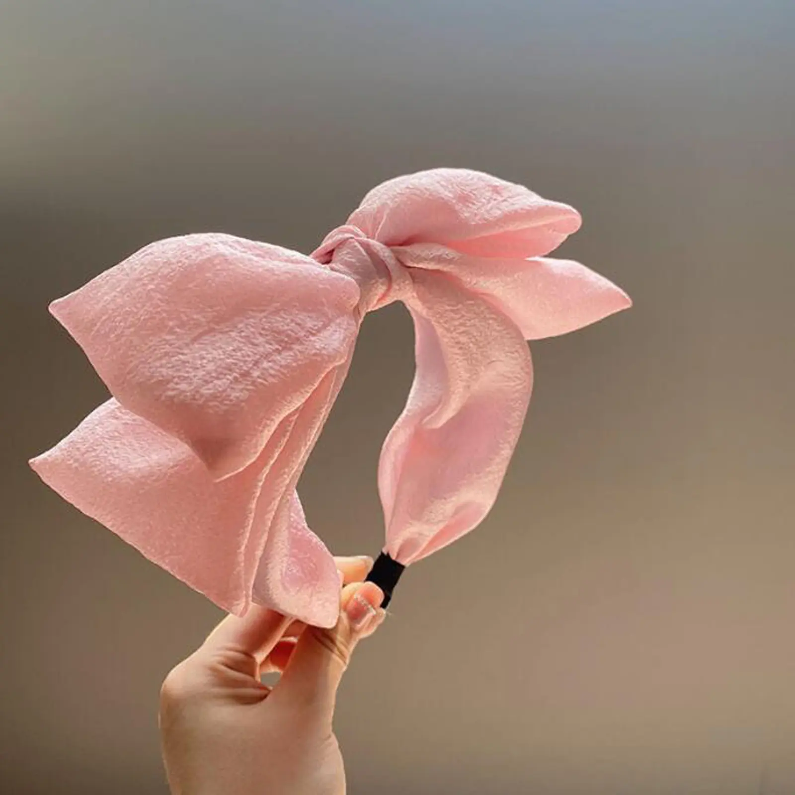 PROLY New Fashion Women Headband Big Bow Knot Hairband Casual Headwear Fresh Color Summer Turban Wide Side Hair Accessories