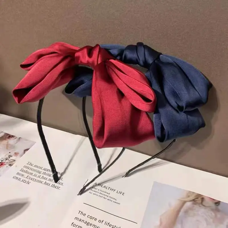 Bowknot Hairband Trendy Star Style Sweet LargeBow Ins Fashionable Hair Accessory