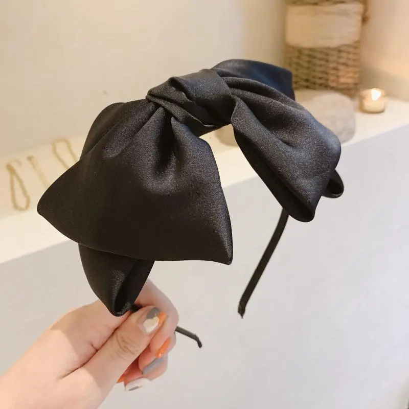 Bowknot Hairband Trendy Star Style Sweet LargeBow Ins Fashionable Hair Accessory
