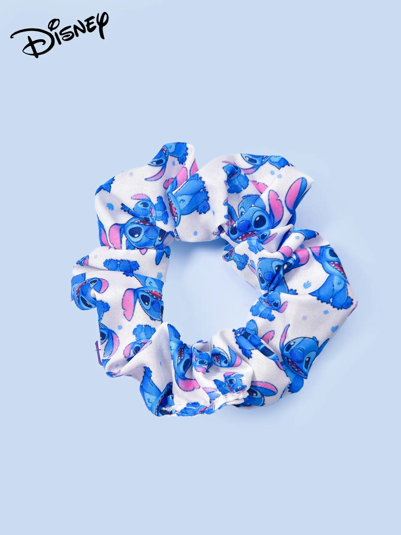 3 Disney Stitch digital print large elastic hair bands, perfect for parties, back-to-school day and as gifts for teenagers.