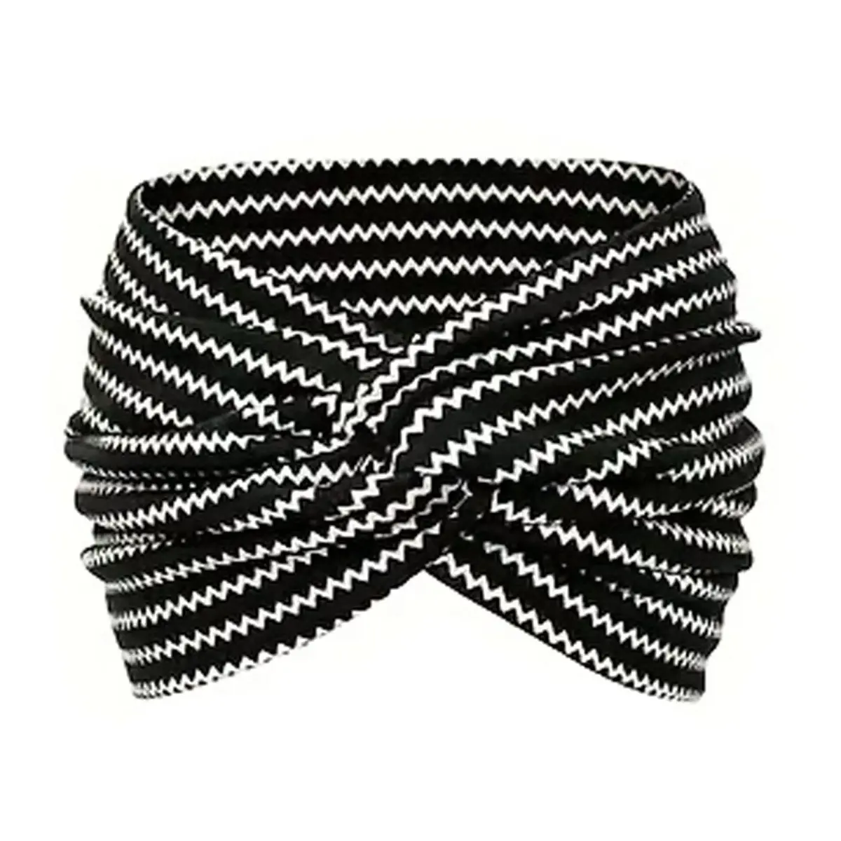 Ultra-Wide Ladies Elastic Knot Cross Yoga Sports Hairband Stylish Hair Accessory Headband for Fitness Enthusiasts