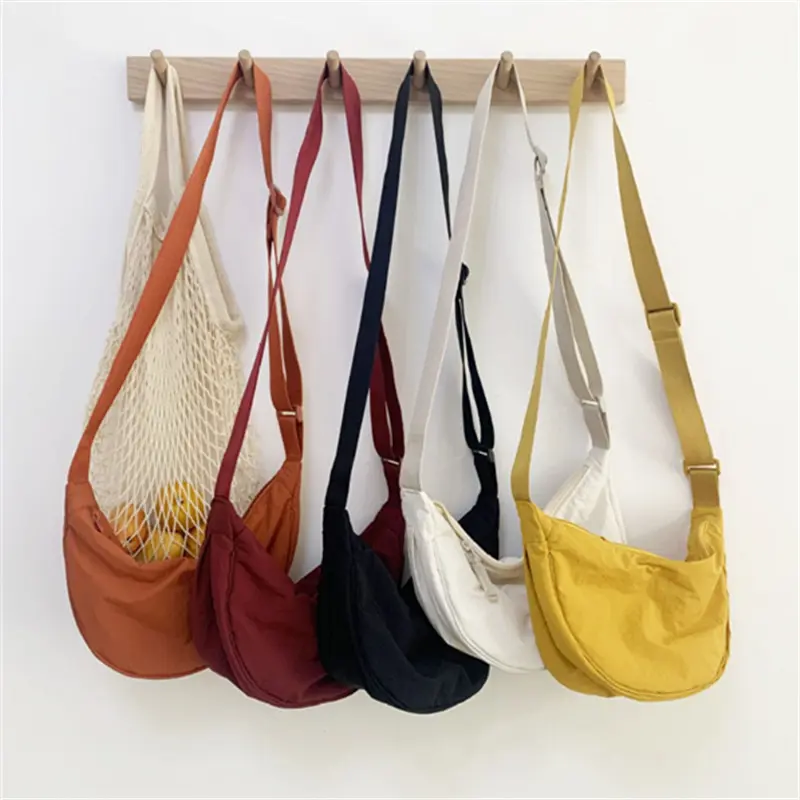 Casual Nylon Hobos Crossbody Bag for Women Designer Shoulder Bags Large Capacity Tote Lady Travel Shopper Bag Female Purses 2025