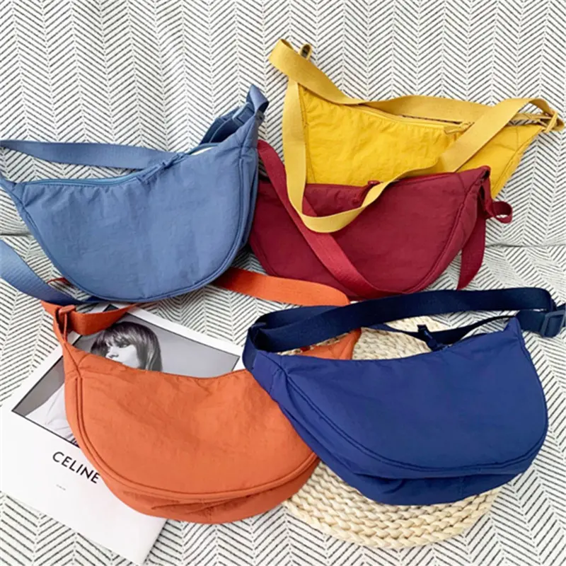 Casual Nylon Hobos Crossbody Bag for Women Designer Shoulder Bags Large Capacity Tote Lady Travel Shopper Bag Female Purses 2025
