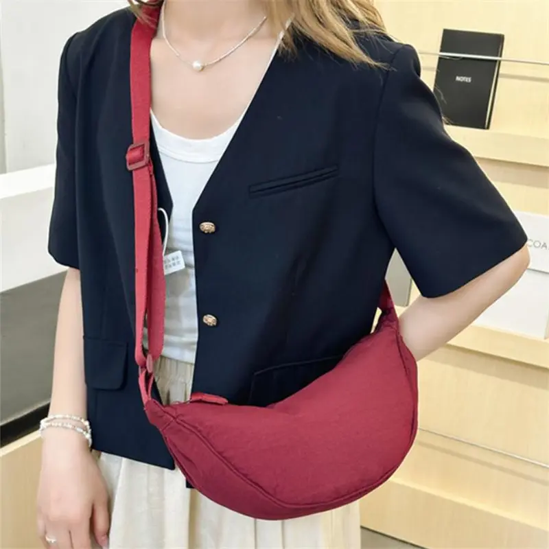 Casual Nylon Hobos Crossbody Bag for Women Designer Shoulder Bags Large Capacity Tote Lady Travel Shopper Bag Female Purses 2025