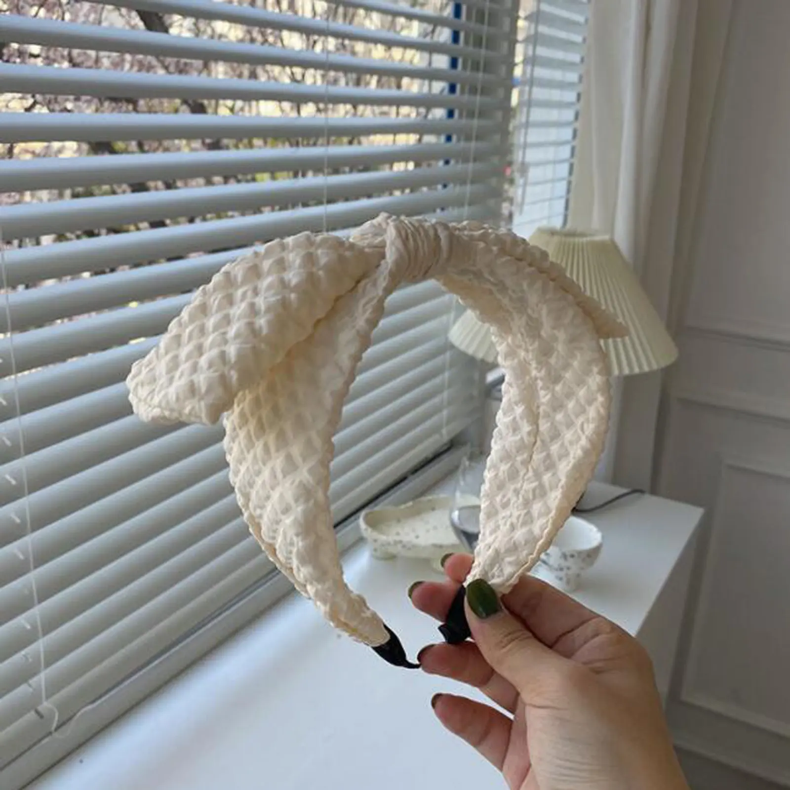 PROLY New Fashion Women's Hair Accessories Wide Side Headwear Big Bow Knot Hairband Adult Spring Turban Headband