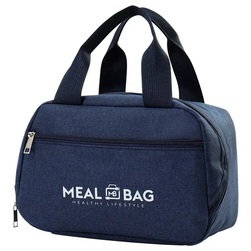 Portable Thermal Bag for Lunch Bag Large Capacity Food Fresh Cooler Picnic Pouch Waterproof Office Student Insulated Dinner Bag