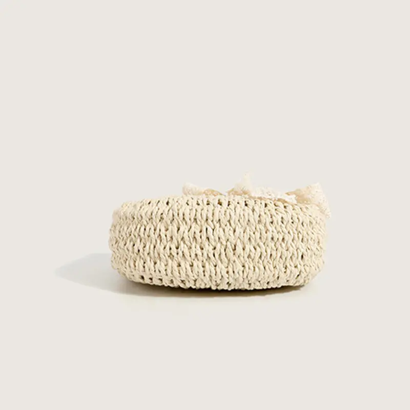 Summer Straw Beach Bag Hand-woven Women Handbag Fashion Basket Crossbody Bag Casual Large Capacity Rattan Totes Bags