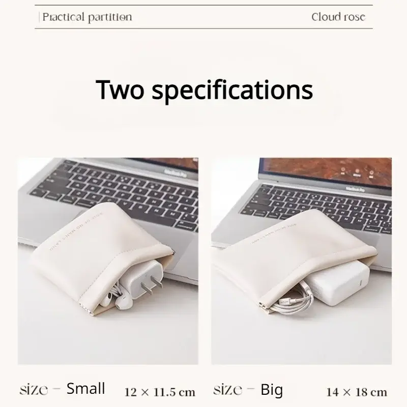 PU Leather Simple Mini Lipstick Makeup Storage Bag Women Square Small Cosmetic Pouch Portable Make Up Key Organizer Bags