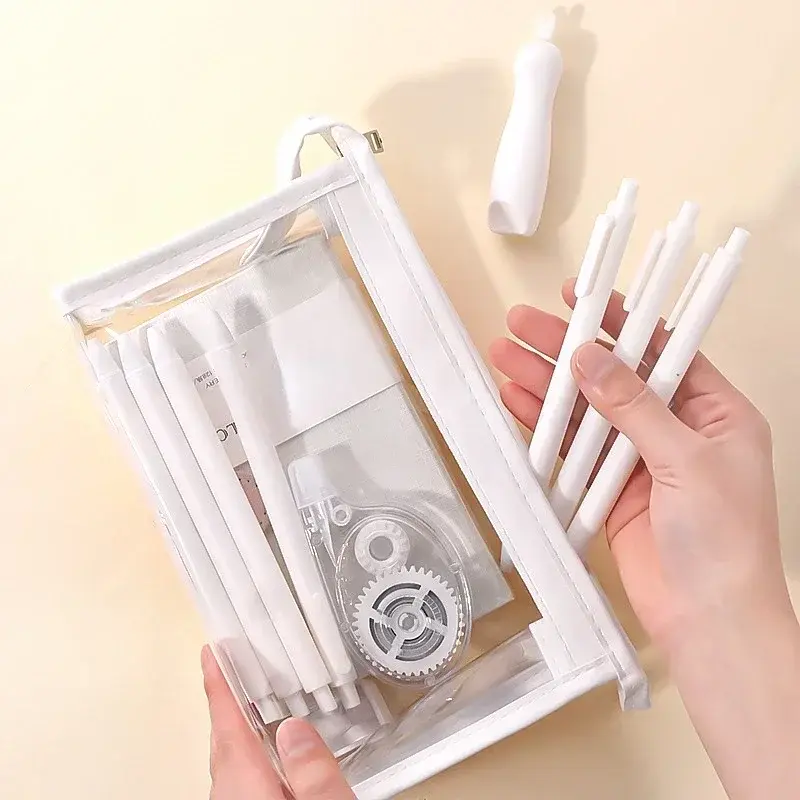 1PC Large Capacity Clear Cosmetic Bag Travel Waterproof Storage Makeup Organizer Bags Girl Transparent Pencil Case Makeup Case