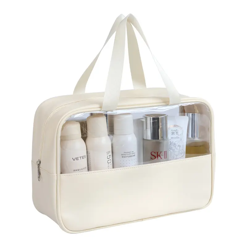 Portable Travel cosmetic bag Women Transparent Makeup Bag Large-Capacity Bath Wash Bags Multifunction Waterproof Storage Case