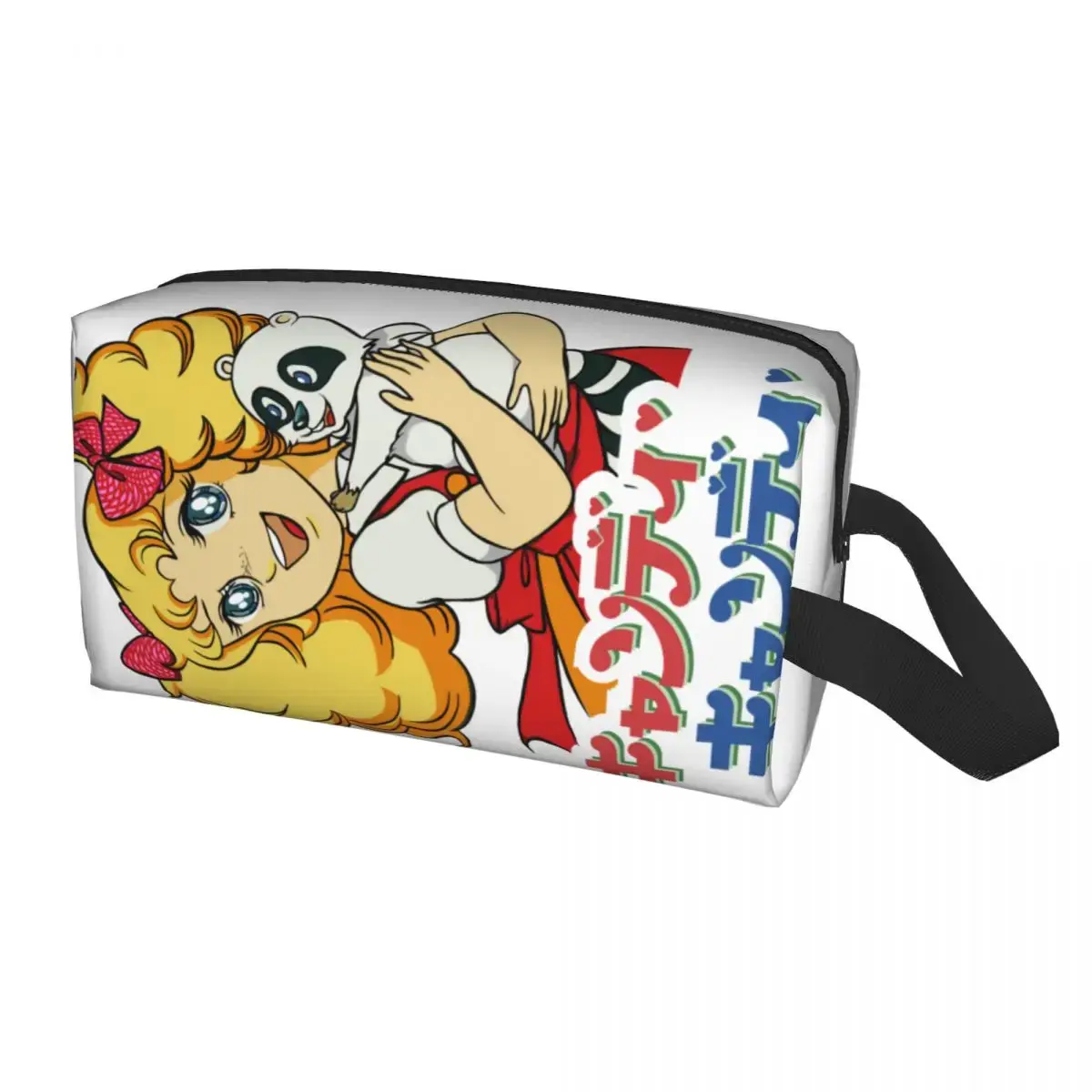 Cute Candy Candy Travel Toiletry Bag for Women Cartoon Anime Tv Cosmetic Makeup Bag Beauty Storage Dopp Kit
