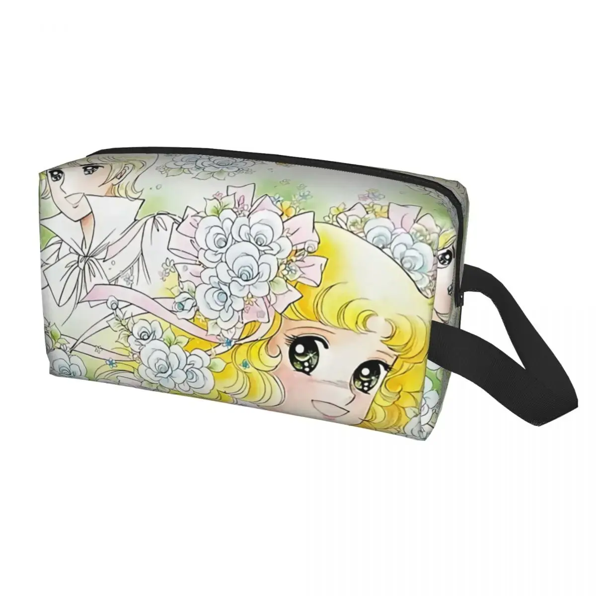 Cute Candy Candy Travel Toiletry Bag for Women Cartoon Anime Tv Cosmetic Makeup Bag Beauty Storage Dopp Kit