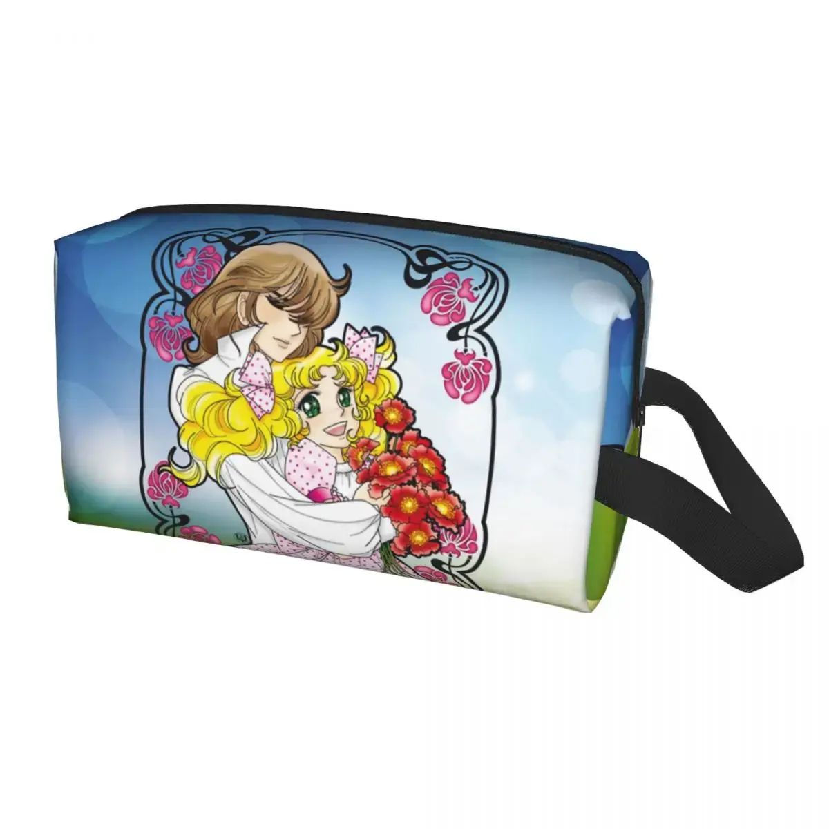 Cute Candy Candy Travel Toiletry Bag for Women Cartoon Anime Tv Cosmetic Makeup Bag Beauty Storage Dopp Kit