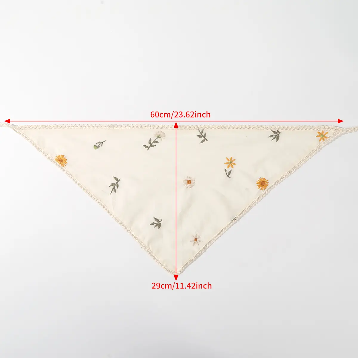 Fabric Printing Triangle Scarf  Flower Hair Bands Turban Bandana Headbands For Women Sweet Retro Headwarps Hair Accessories