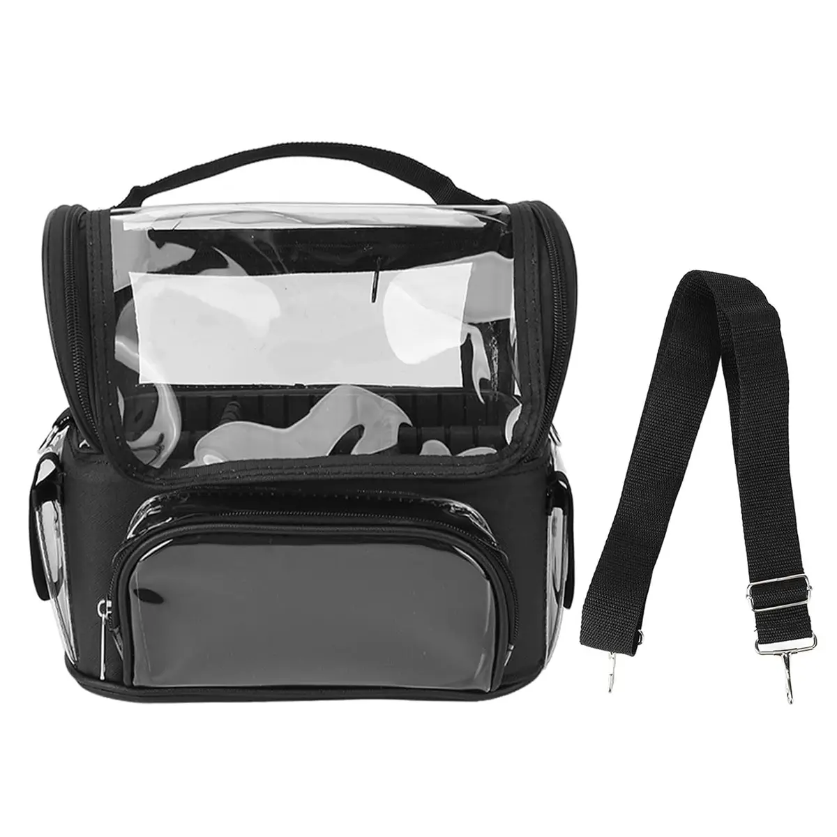 YANZAI New PVC Makeup Bag For Women Large Capacity Travel Waterproof Transparent .