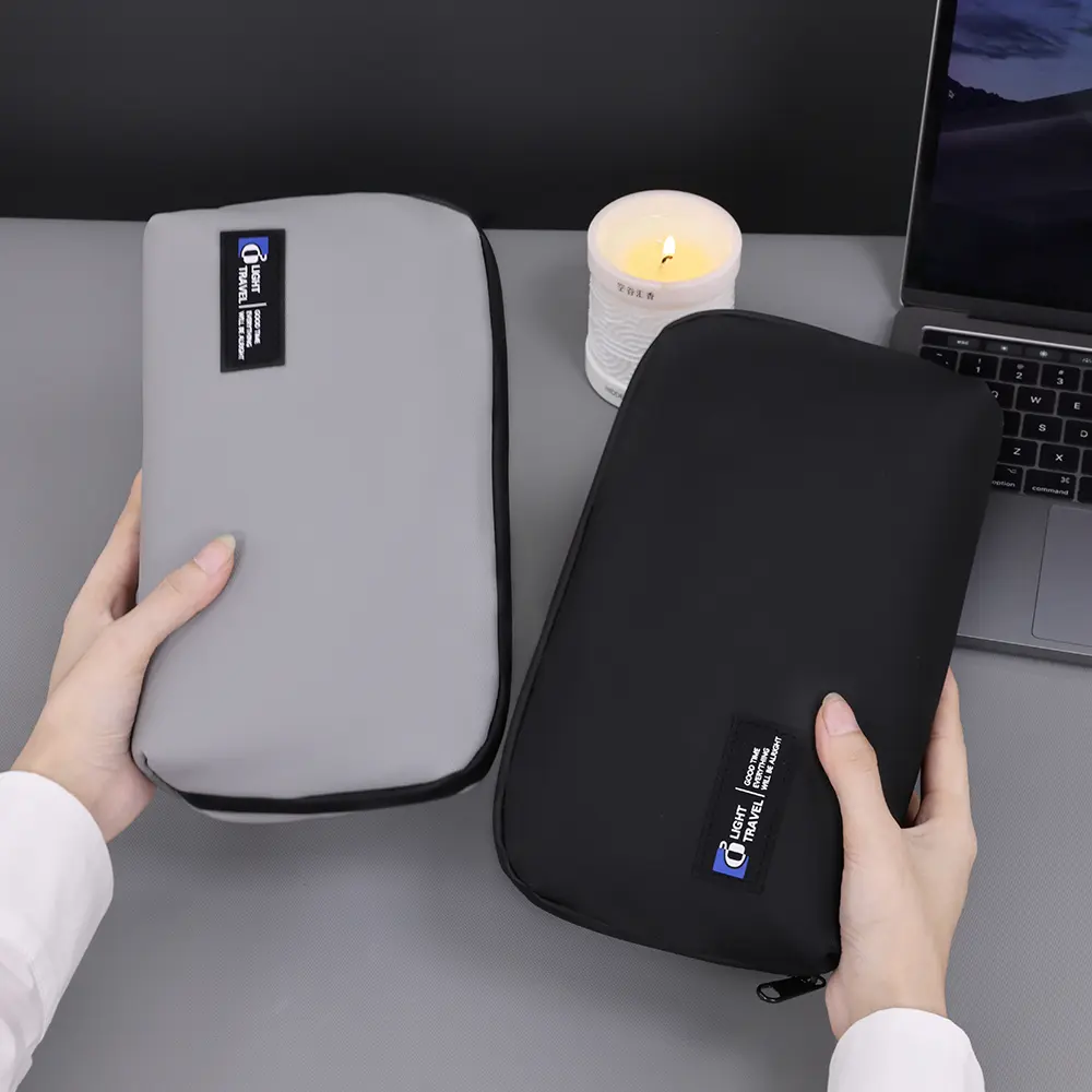 Wire USB Cable Organizer Bag Travel Earphone Powerbank Data Lines Storage Pouch Large Capacity Mouse Cable Bag