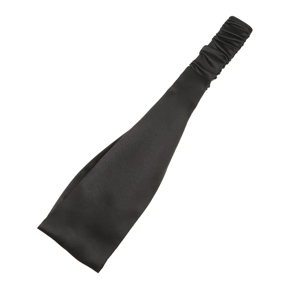 Solid color silk elastic headband New Fashion Simple Hairbands for Women Wide Headbands Hair Accessories