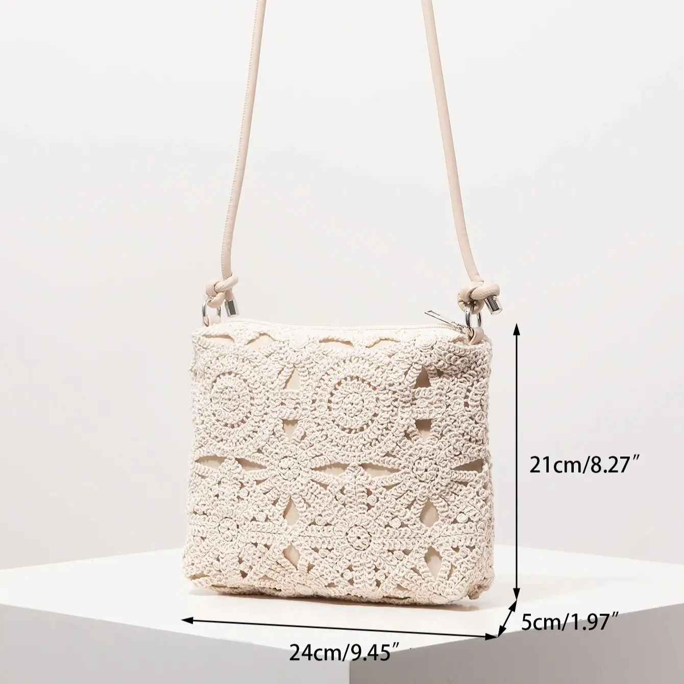 Pattern Hollow Woven Bag，Boho Beach Bags ，Premiun Style Crossbody Bag For Ladies，Vacaition Outfits Women,Travel Must Haves