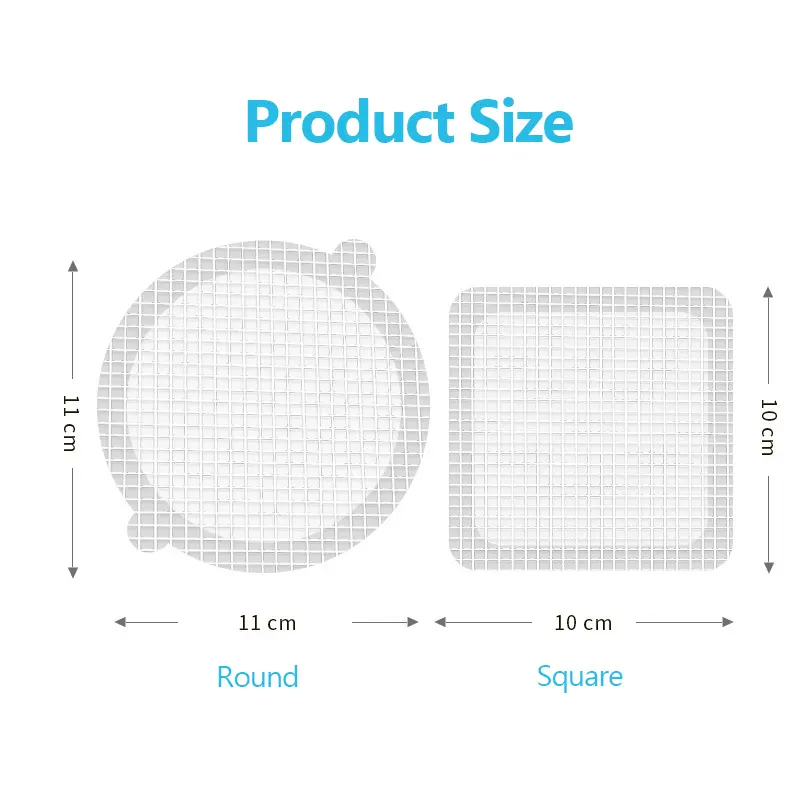10-200PCS Floor Drain Patch Disposable Anti-Clogging Filter Patch Bathroom Sewer Hair Catcher Kitchen & Bathroom Clogging Tools