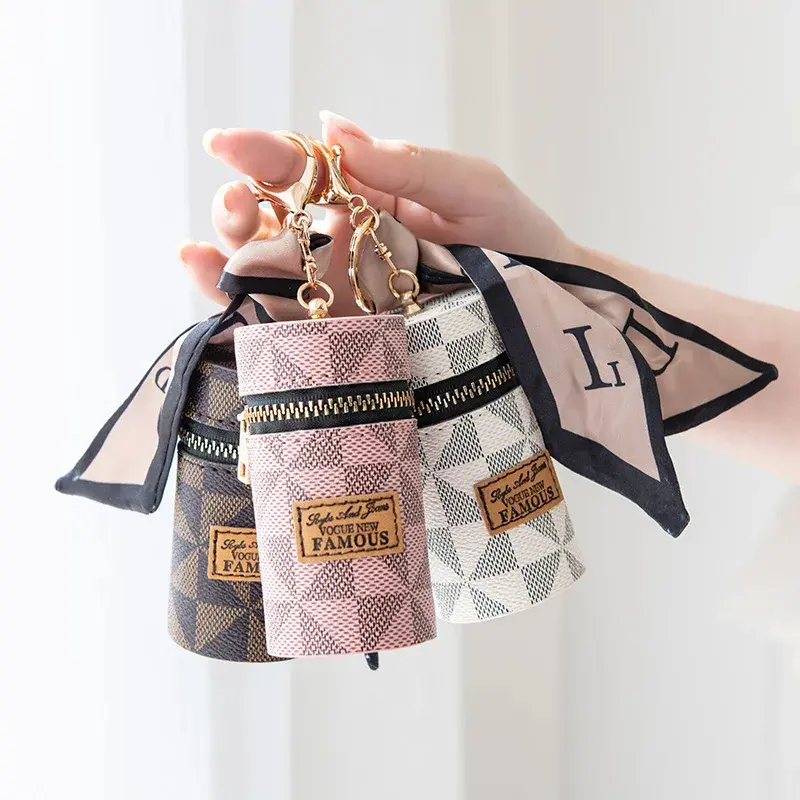 Mini Coin Purse Lipstick Pack European and American Presbyopic Fashion New Small Handbag Pendant Earphone Bag Keychain Bag