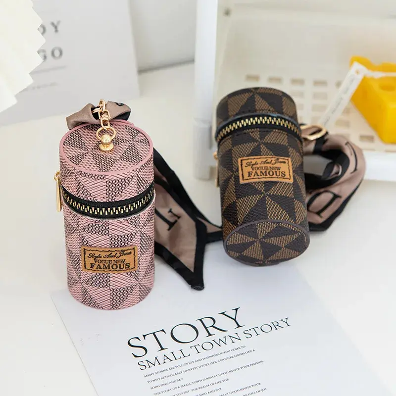 Mini Coin Purse Lipstick Pack European and American Presbyopic Fashion New Small Handbag Pendant Earphone Bag Keychain Bag