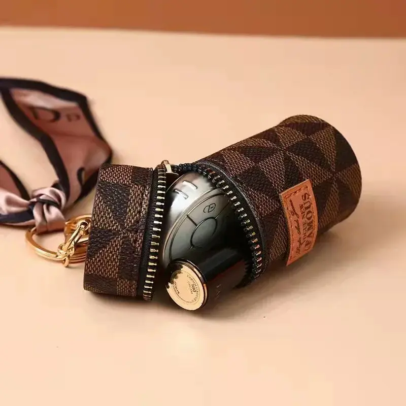 Mini Coin Purse Lipstick Pack European and American Presbyopic Fashion New Small Handbag Pendant Earphone Bag Keychain Bag